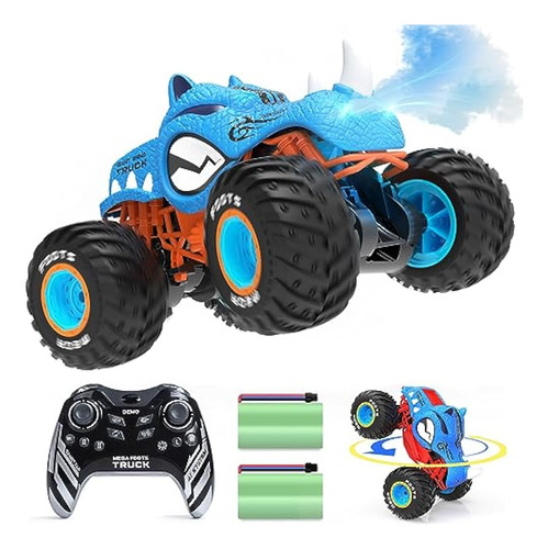 Deerc High Speed Stunt Remote Control Monster Truck Para Niñ