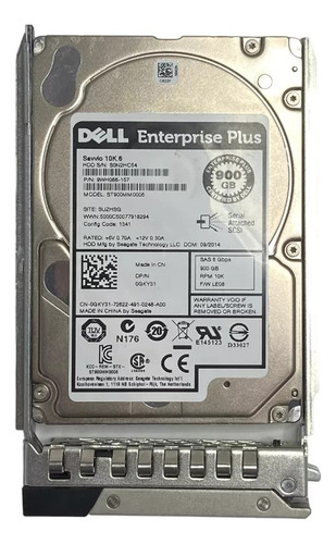 Hd Servidor Dell 900gb Sas 6gbs 10k 2,5 Gky31 St900mm0006
