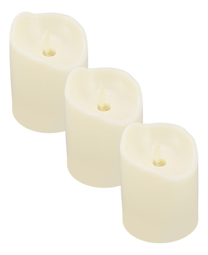 Vela De Plástico Sem Chama Led Swing Candle