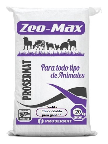 Zeolita Clinoptilolita Optimo Para Ganado 10 Kg