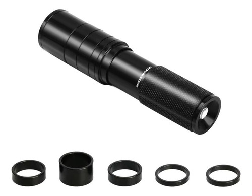 Extensor De Tubo Dirección 5-45 Mm Riderace Bicicleta Negro 5-45 Mm 12.5 Cm