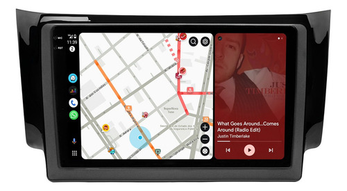 Multimidia Sentra 2015/2019 Android 14 Octacore 6gb 128gb 9p