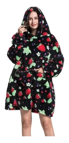 Lindo Poleron Sudadera Con Capucha Larga Para Mujer De Polar Sherpa Con Suave Calienta Rapido Invierno Regalo Mama Dia De Las Madre Manta De Sherpa 7