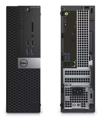 CPU compacta Dell Optiplex 3040 Core I7 de sexta generación, 16 GB, SSD y 480 GB - Bueno (Reacondicionado)