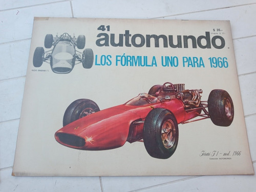 Revista Automundo N.41 Los Formula 1 Para 1966 Ferrari F1