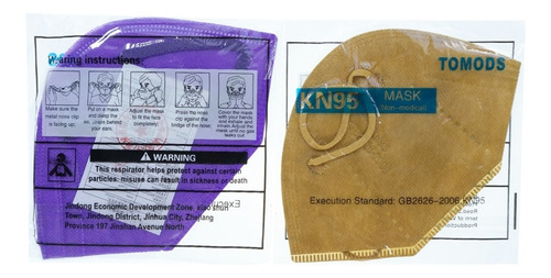 Imagen 7 de 8 de Kn95 Mascarillas Cubrebocas Lavables Caja10pz Colores Tomods