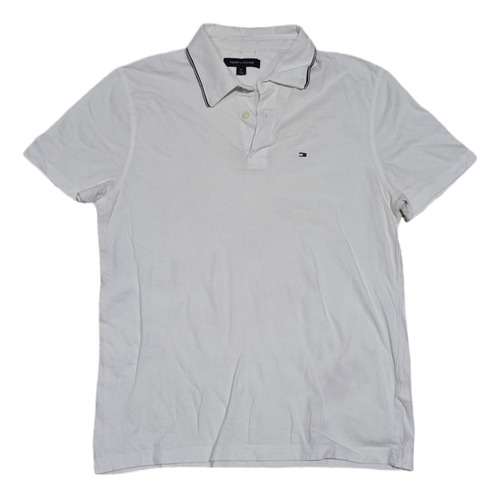 Playera Polo Tommy Hilfiger Mediana M Blanca