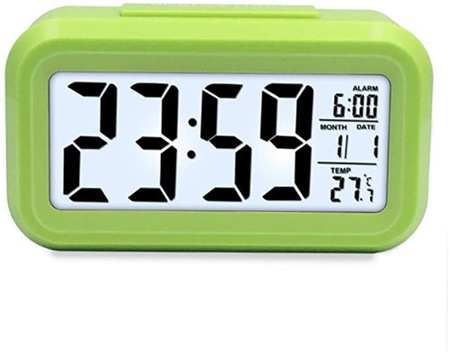 Alarm Clock For Bedroom, Mflame 4.5 Large Lcd Display Di.