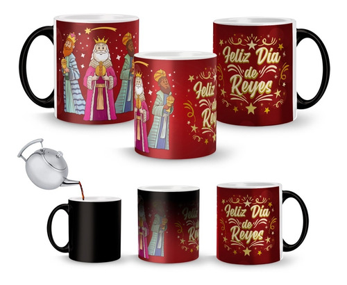 Taza Mágica De Los Reyes Magos Melchor, Gaspar Y Baltasar