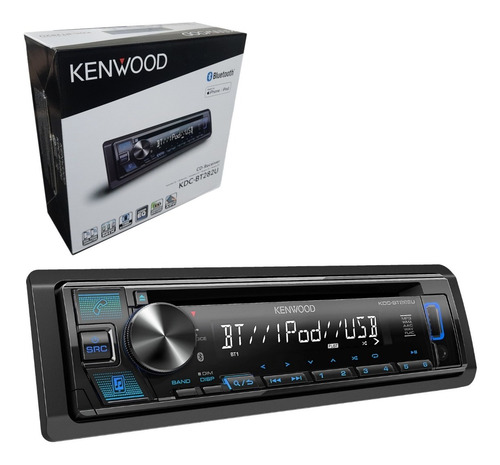 Auto Estéreo Kenwood Kdc-bt282u Bluetooth Cd Usb Aux