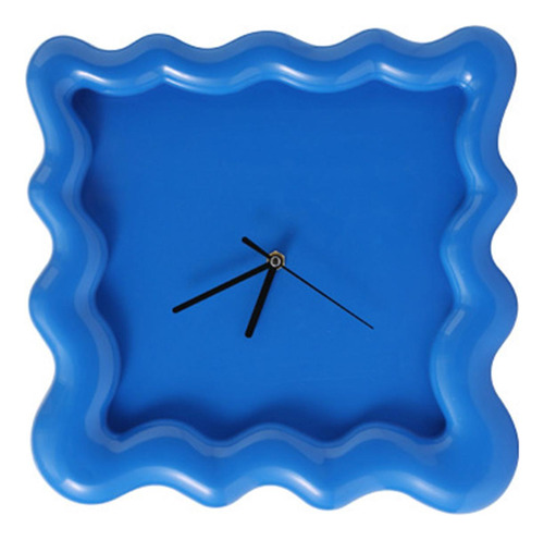 Reloj De Pared Decorativo, Ligero, Silencioso, Regalo, Azul