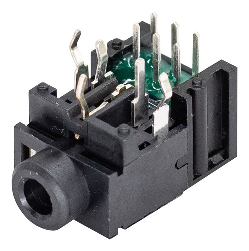 Jack J2 Pci Áudio Estéreo 3,5mm 11 Terminais Dip 90 Graus