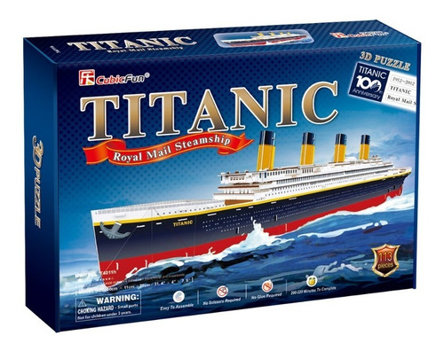 Imagen 3 de 3 de Titanic Puzzle 3d
