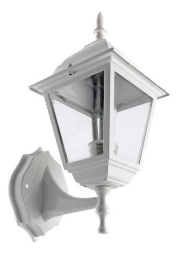 Farol Blanco De Pared Cuadrado 4021s. Fa-05