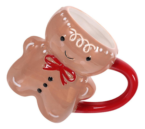 E Taza Hombre Jengibre Taza Navideña Pan Jengibre
