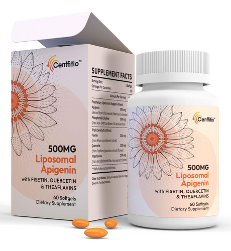 Apigenin Apigenina Liposomal Capsulas + Quercetina Fisetina