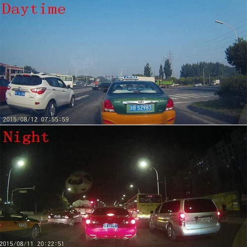 Camara Grabacion Espejo Retrovisor Para Auto Trasera Y Delantera Monitor Pantalla Lcd Alta Calidad Everest