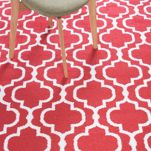 Alfombra Kaleb 116x170 Rojo 2 Ancho 1.7 M Largo 1.16 M