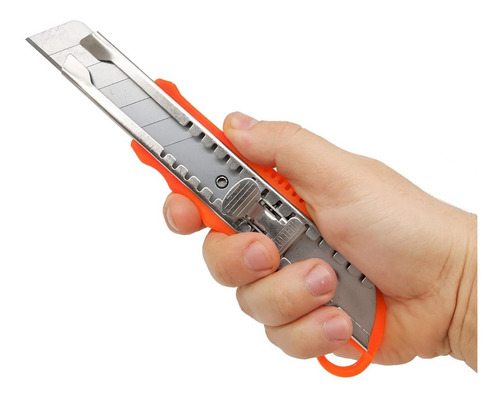 Imagem 2 de 2 de 5 Estilete Profissional Lamina Aço Carbono Atacado Oferta.