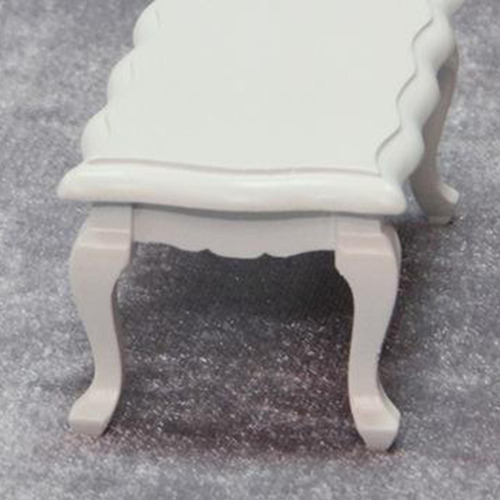 2 Uds Durable Reutilizable Mini 1:12 Casa De Rojo Blanco