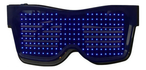 Gafas Inteligentes Personalizables Gafas Con Luz Led Fiesta Color Azul