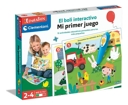 Clementoni Juego Educativo Boli Interactivo Mi Primer Juego