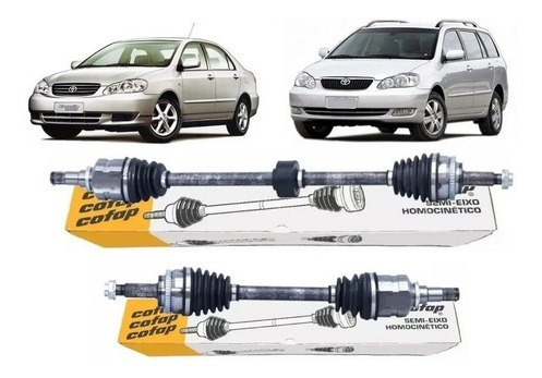 Par Semi Eixo Cofap Corolla 1.8 2003 Automático Com Abs