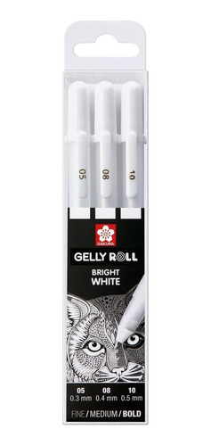 Sakura Gelly Roll Estuche Básico De 3 Bolígrafos De Gel