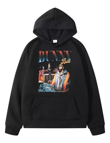 Buzo Canguro Bad Bunny Impreso Ropa Cómoda Lo Infantil