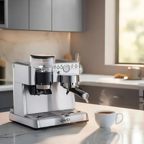Cafetera Express Con Molinillo E99 Dyvan 25 Bar 2.3 L Plateado