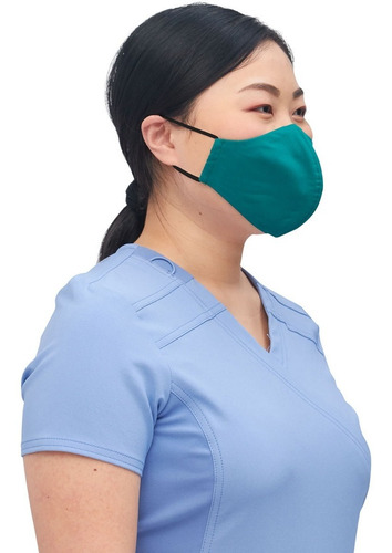 Cherokee Ww560 Paquete 5 Cubrebocas Anti Microbial Repelente Color Hun - Verde Botella