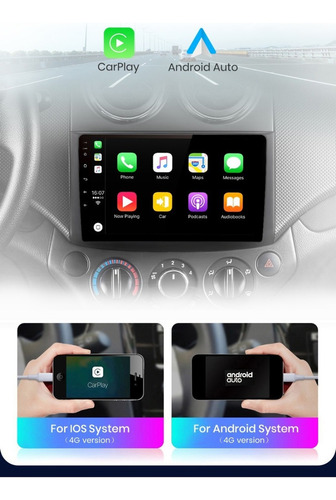Radio Estéreo Android Auto 2din Pantalla Para Aveo 2006-2012