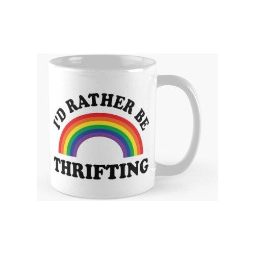 Taza Thrift Prefiero Estar Thrift Calidad Premium