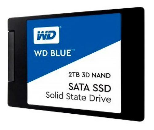 Disco Estado Solido Ssd 2tb Wd Blue 3d Nand Sata 2.5'' 7mm