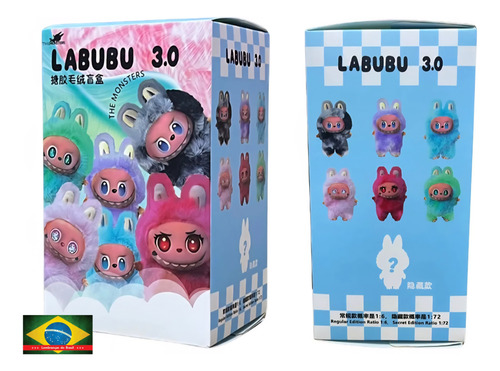 Labubu 3.0 Pop Mart. Peluche Sellados. Color Sorpresa! Sorpresa