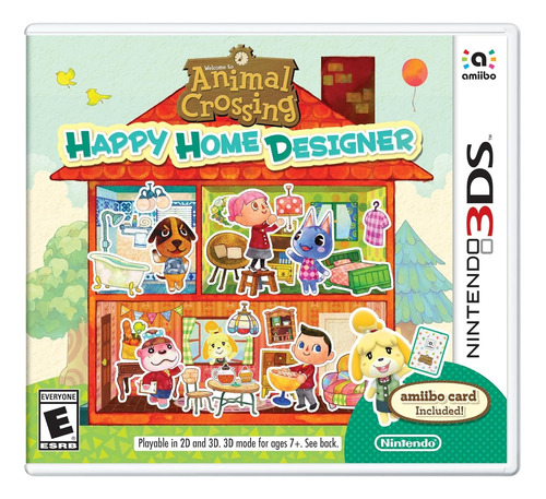 Juego 3ds Animal Crossing Happy Home Designer