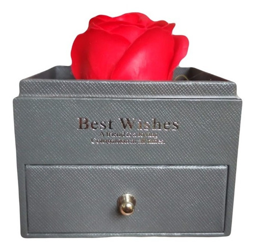 Rosas Rojas Eternas Con Exquisita Caja De Regalo Flor Eterna