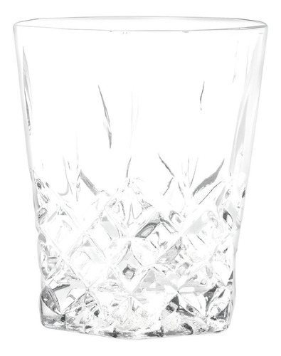 Set 6 Vasos Wiskey Agua Wisky Old Fashion Diamante De 296 Ml