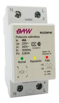 Comprar Protector De Tensión 2p Relé Monofásico Baw 40a Riel Din 220