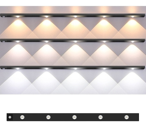 Barra De Luz Led Inteligente De 40 Cm Con Sensor Corporal