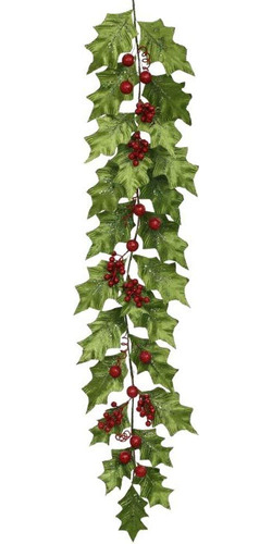 Coleccion Mark Roberts 2020 Grand Holly Garland 5.5 Pie