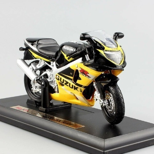 Maisto Suzuki Gsx-r600 1/18 Amarillo Negro Modelo Fundido A