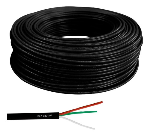 Cable Cordón Eléctrico 3x2,5 Por 10 Metros Excelente Calidad