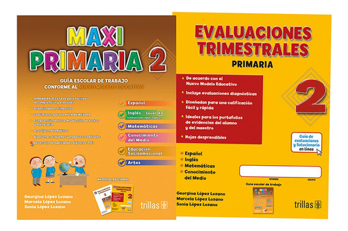 Libro Maxiprimaria 2. Guia Escolar De Trabajo Y Evaluaciones