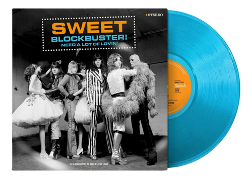 The Sweet Blockbuster! / The Ballroom Blitz Lp Blue Vinyl