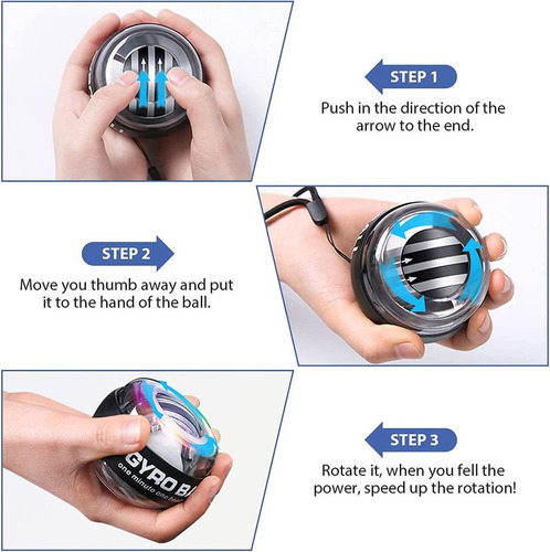 1 Gyro Ball Para Ejercicio De Antebrazo Nuevo 2024