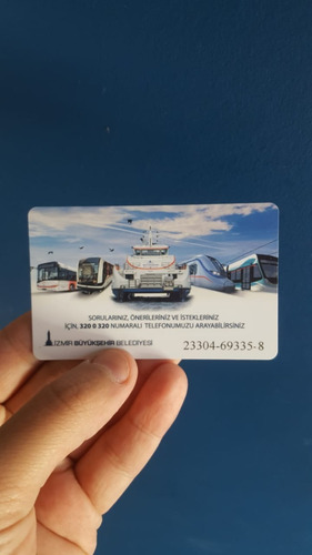 Tarjeta De Turquia Ciudad De Esmirna Izmir Card (Usado)