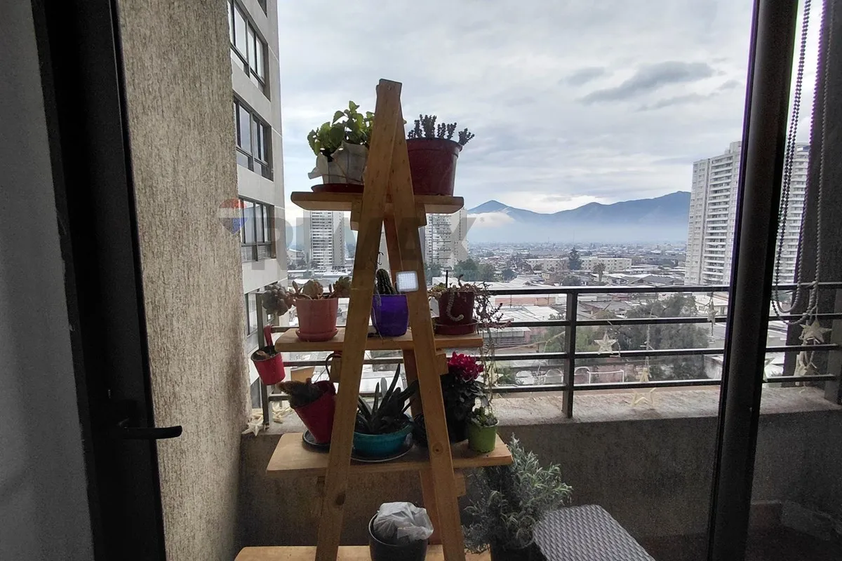 Imagen 3 de 21 de 1d + 1b Con Balcón Y Vista A La Cordillera