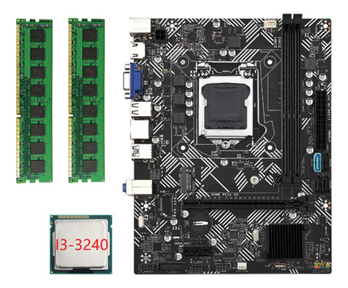 B75m- Placa Base De Sobremesa +cpu I3-3240 +2 Ddr3 1600 Mhz