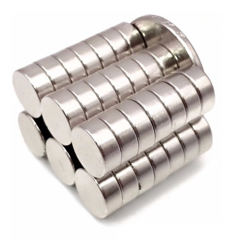 50pcs. Imã De Neodímio 10x4 Super Forte 10mm X 4mm N35